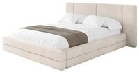 ALTDECOR Polsterbett ohne Matratze TEVO 180x200 - Beige | Polsterbett mit...