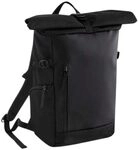 Quadra - Z&uuml;rich Rolltop Rucksack in Schwarz