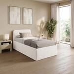 Home Collective Polsterbett 100x200 cm Doppelbett Bett mit verstellbarem...