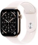Apple Watch Series 11 GPS + Cellular 46 mm Smartwatch mit Titangeh&auml;use in Gold...