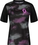 Scott Trail Vertic Damen DH Fahrrad Trikot kurz schwarz/lila 2025