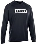 ION MTB-Jersey Langarm Logo Schwarz Gr. XXS