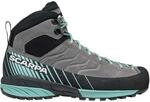Scarpa Damen Mescalito Mid GTX Schuhe, midgray-Aqua, EU 40