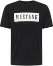 MUSTANG Herren T-Shirt Austin - Regular Fit S-3XL Weiss Schwarz G&uuml;n Baumwolle