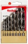 fischer Holzbohrer Set, 3 - 10 mm Durchmesser, Aufs&auml;tze f&uuml;r Bohrmaschinen,