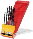 kwb CV Holzbohrer-Set &ndash; Holz-Spiralbohrer f&uuml;r Hartholz und Weichholz,...