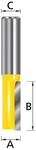 Makita Fraeser Nut Einschneider, 6 mm, D-10039