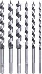 kwb Schlangen-Bohrer Satz, 6-teiliges Holz-Bohrer Set 8-18 mm in Kunstoff-Koffer