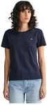Gant Damen Reg Shield Ss T-Shirt T-Shirt (1er Pack)