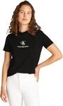 Calvin Klein Damen T-Shirt Kurzarm Shadow Graphic Tee Regular Fit
