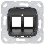 Gira 560100 Modular Jack 1, 2-Fach Tragring