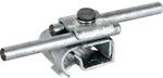 Dehn+S&ouml;hne Dachrinnenklemme 339 050 St/tZn f.Wulst 16-22 Anschlussklemme f&uuml;r