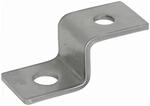 Dehn+S&ouml;hne Endst&uuml;ck Z-Form 390 499 mit 2 Bohrungen Verbinder f&uuml;r Blitzschutz