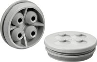 Spelsberg Doppelmembranstutzen DMS M32/4 bis IP55 Kabeleinsteckstutzen...