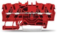 WAGO 2002-1403 Durchgangsklemme 5.20mm Zugfeder Rot 100St.