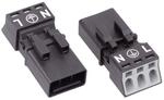 Wago 890-213 Kabelverbinder, schwarz, 16 A, RoHS, 3,4 g, 15 mm, 34,1 mm