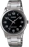 CASIO Herren-Armbanduhr Analog Quarz Edelstahl MTP-V001D-1