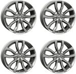 4x AUTEC Felgen Alufelgen UTECA 8.5x19 ET38 5x112 Titansilber kompatibel mit VW...