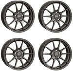 4x AUTEC Felgen Alufelgen WIZARD 7.5x17 ET45 4x108 Gunmetal matt kompatibel mit...