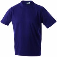 James & Nicholson Jungen Junior Basic Rundhals T-Shirt
