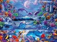 Ravensburger Puzzle Im Zauber des Mondlichts - 500 Teile Puzzle | 500 Teile Puzzle,