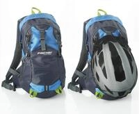FISCHER Rucksack mit Helmnetz, Trinkblasen&ouml;ffnung, Regencover, ergonomisches