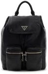 GUESS Rucksack Freizeitrucksack Manhattan II Flap Backpack Black Logo schwarz
