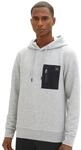 TOM TAILOR Herren 1037861 Hoodie mit feiner Struktur (1er Pack)