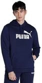 PUMA ESS Hoody FL Big Logo Herren Sweatshirt Kapuzenpullover 586686 01 schwarz