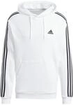 Adidas Herren Essentials Fleece 3-Stripes Hoodie Kapuzensweatshirt