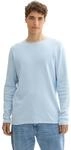 TOM TAILOR Denim Herren Structured roll Edge Knit 1042517