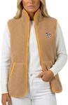 Zwillingsherz Damen Weste aus Teddyfleece