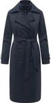 Ragwear Damen &Uuml;bergangsmantel Trenchcoat mit Bindeg&uuml;rtel Trenchie Y | L&auml;nge: