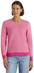 Cecil Damen Pullover im Two-Tone-Look mit V-Neck