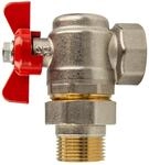 tecuro Winkel Kugelhahn, G 1/2 Zoll x Innengewinde Rp 1/2 Zoll (DN10) mit