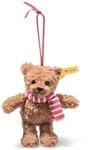 Steiff Kuscheltier Anh&auml;nger Ben Teddyb&auml;r Christmas, S&uuml;&szlig;es Stofftier mit