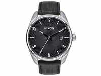 Nixon Unisex Erwachsene Digital Uhr mit Leder Armband A473-000-00