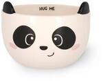 LEGAMI - Steingut M&uuml;slitasse Guten Morgen Thema Panda, Fr&uuml;hst&uuml;cksbecher,