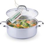 Chefkoch trifft Fackelmann Servierpfanne Rosenheim - &Oslash;28 cm mit Glasdeckel und