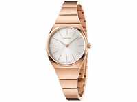Calvin Klein Damen Analog Quarz Uhr mit Edelstahl Armband K6C23646