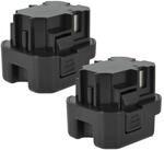 vhbw 2x Akku kompatibel mit TJEP KA 4060 GAS | PQZ-75 GAS 2G, KA 4060 GAS 2G,