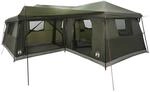 vidaXL Familienzelt mit Regenfliege, wasserabweisend, Outdoor-Camping, gro&szlig;e...