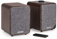 RUARK AUDIO ruarkaudio MR1 MKII aktive Bluetooth-Lautsprecher, Paar, Walnuss (rich