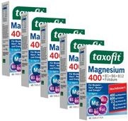 taxofit Magnesium 400 Tabletten | f&uuml;r Muskeln, Herz & Nerven | 5 x 45 St | Mit...