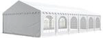 Festzelt Partyzelt 6x12 m Premium, hochwertige PVC Plane 750 N in wei&szlig; 100%