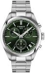 Montre Tissot PR 100 Chrono Acier cadran vert