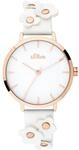 s.Oliver Damen Analog Quarz Uhr SO-3699-LQ