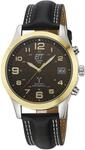 ETT Eco Tech Time Funk Solar Herren Uhr Analog mit digitalem Datum mit Leder...