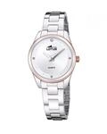 Lotus Damenuhr Analog aus Edelstahl 316l Silberfarben | Quarzwerk,