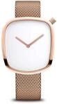 Bering Unisex Quarz Uhr | Armbanduhr 40 mm Edelstahlgeh&auml;use und Zifferblatt 
